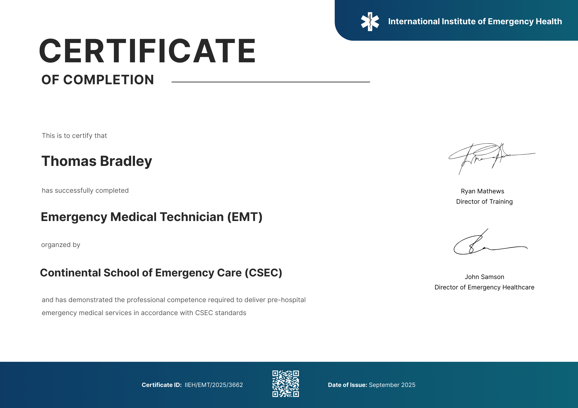 Certificate 1
